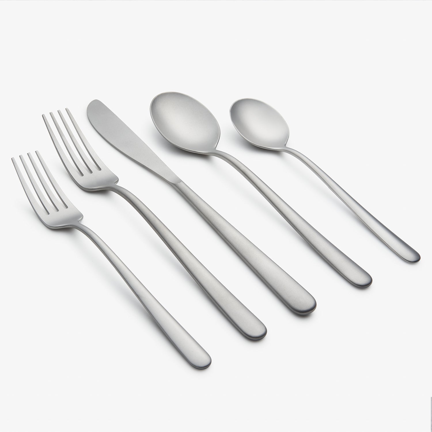 Lorenn Sand 20-Piece Stainless Steel Flatware Set - Elegant Dinnerware for Everyday Use & Formal Dining - Perfect for Restaurants, Weddings, and Home Entertaining