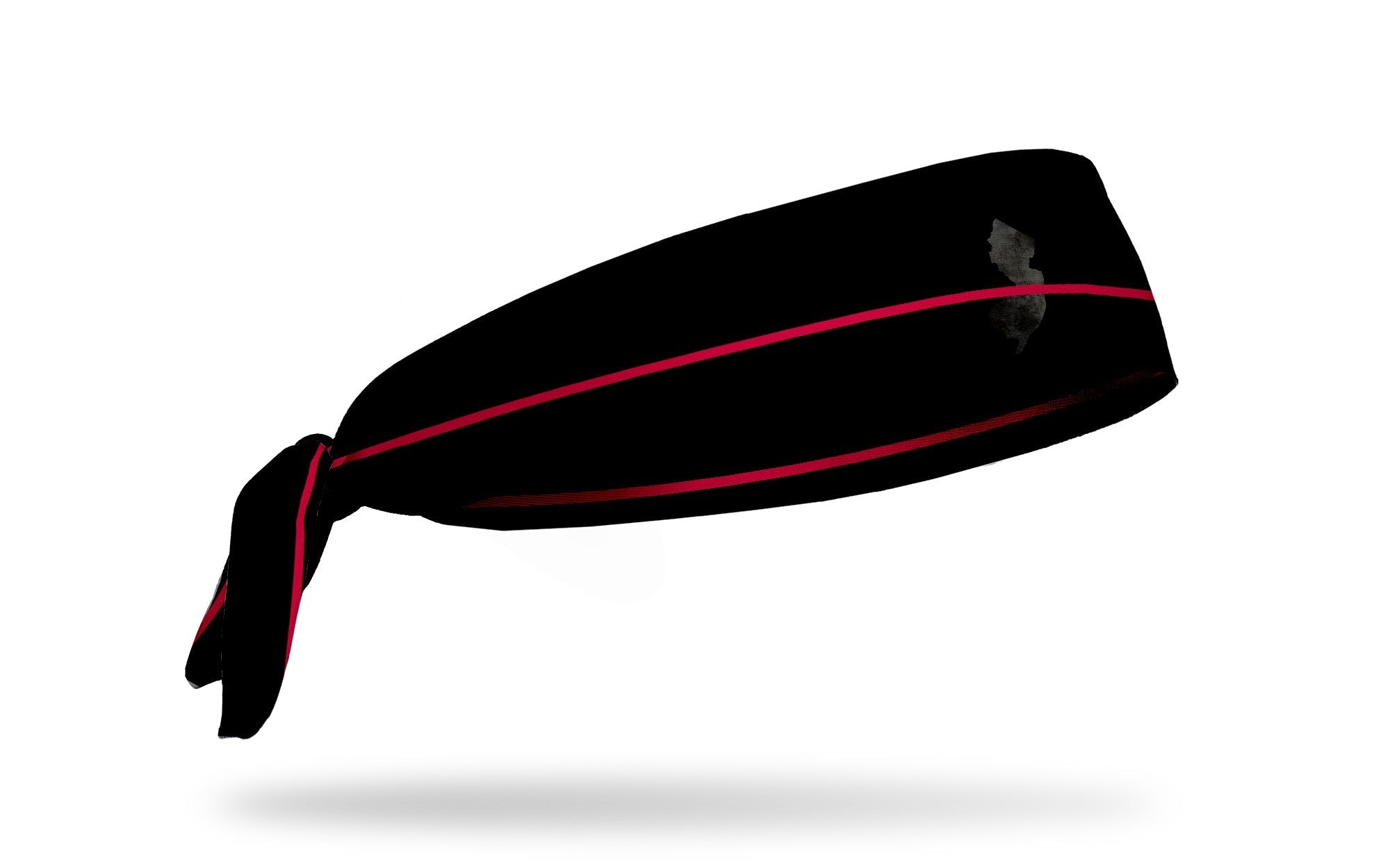 New Jersey Thin Red Line Flex Tie Headband - Adjustable & Comfortable Headwear for Police, Firefighters & First Responders - Perfect for Workouts, Sports & Outdoor Activities
