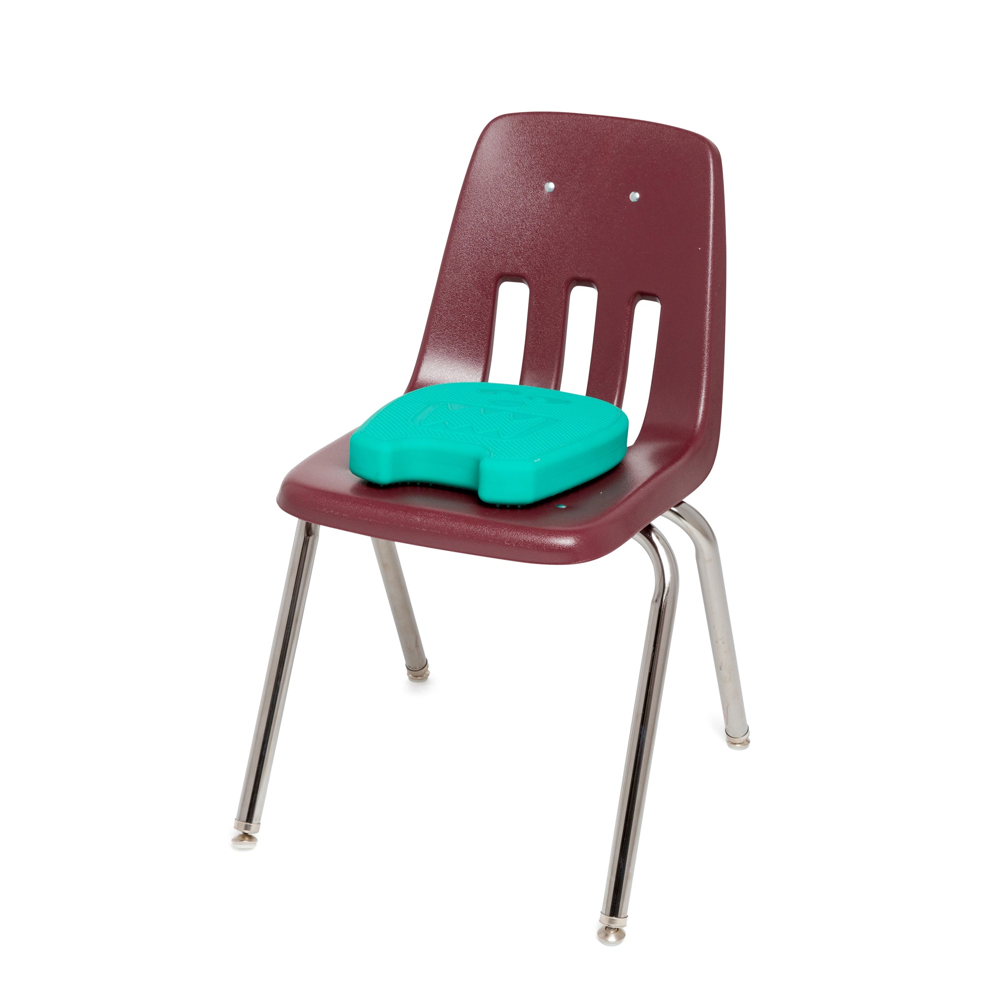 Bouncyband Wiggle Seat Sensory Cushion for Kids - Mint Monster Design | Improves Focus & Calms Fidgeting | Perfect for Classroom, Home & ADHD Therapy Use