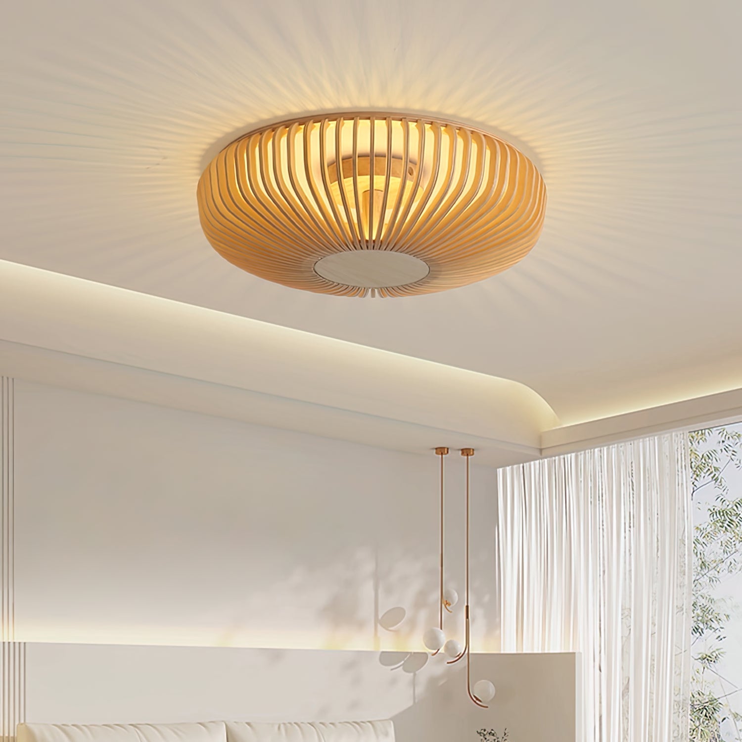 Modern Clava Ceiling Lamp - Energy Efficient LED Lighting Fixture for Living Room, Bedroom & Dining Room | Dimmable & Easy Installation Home Decor
