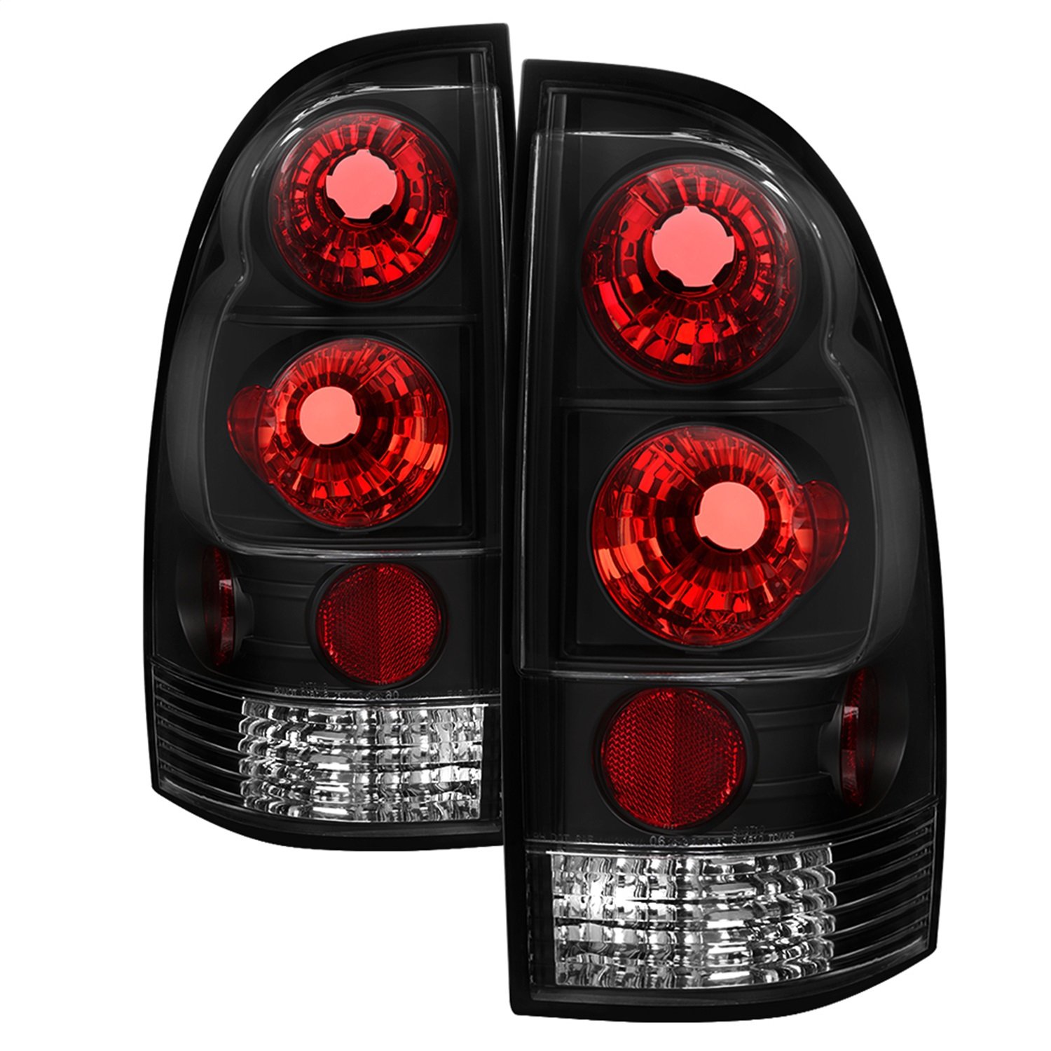 Spyder Auto 5007896 Euro Style LED Tail Lights - Black/Clear Smoke Lens - Compatible with BMW, Audi, Mercedes - Enhances Night Visibility & Style