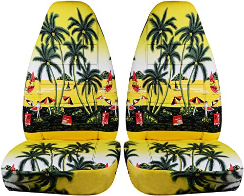 Yellow w Palm Tree