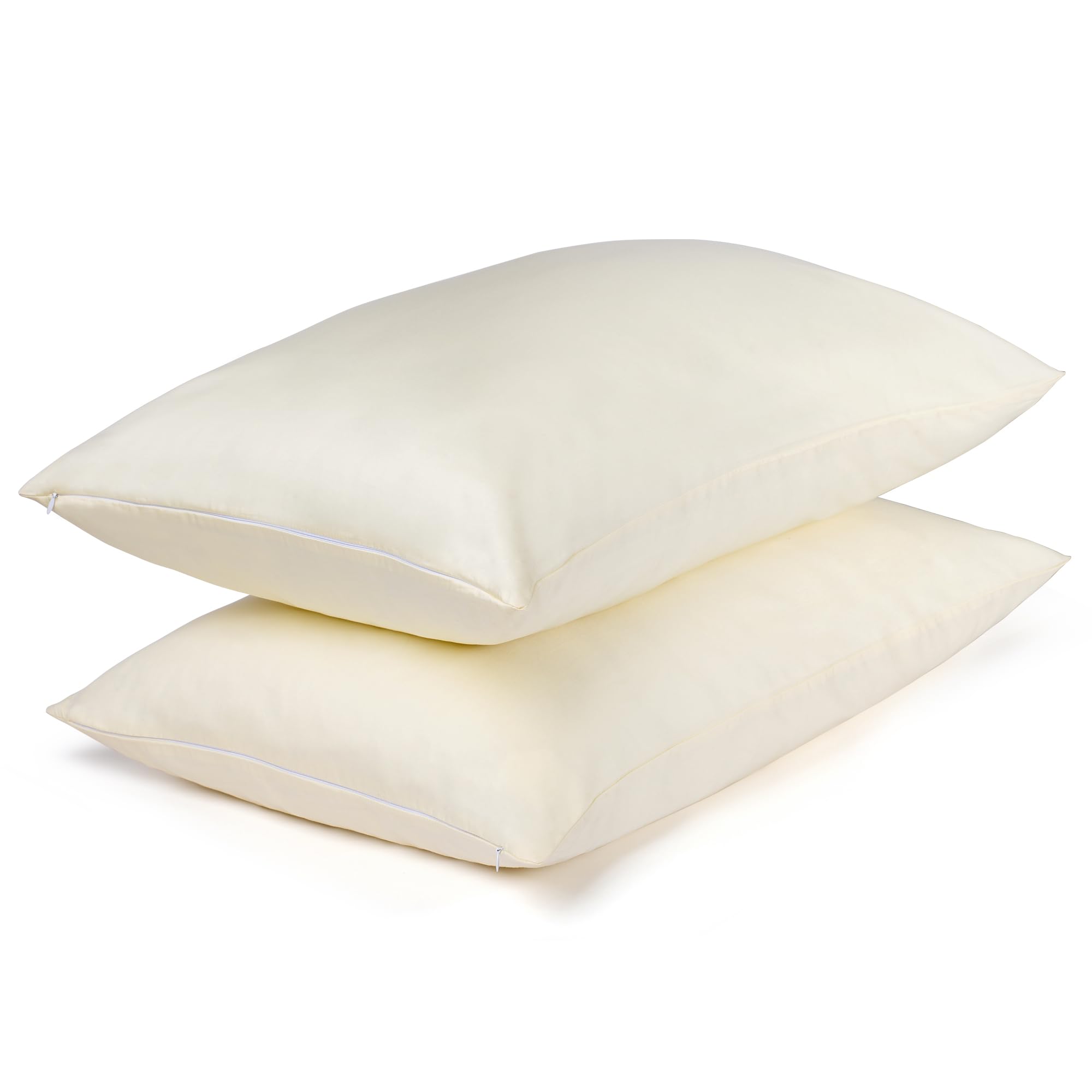 Breathable Cotton Pillow Protectors Queen Size (20