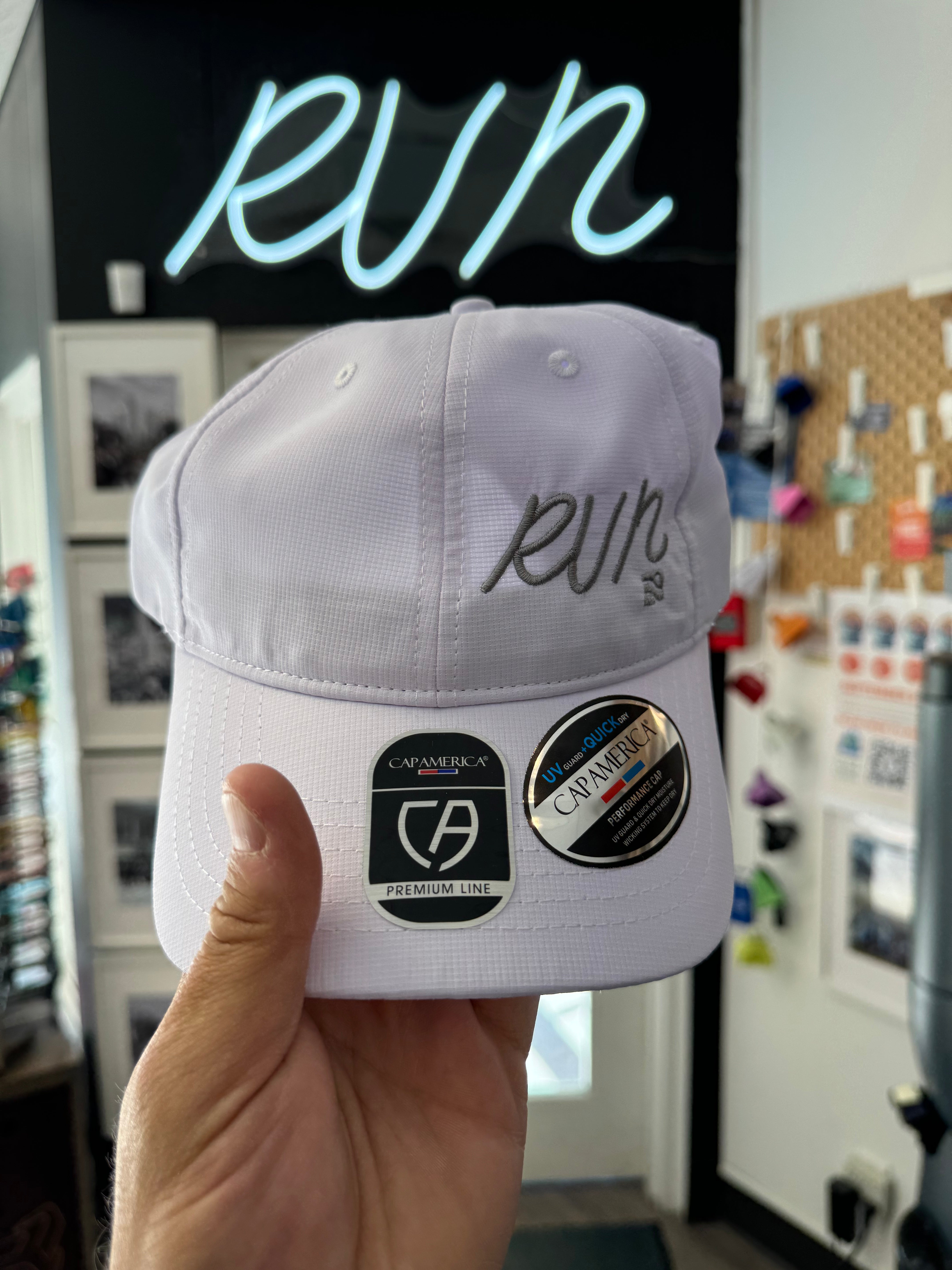 City Park Runners RUN Premium Performance Running Hat - Lightweight Moisture-Wicking for Men & Women - Perfect for Jogging, Hiking & Outdoor Sports