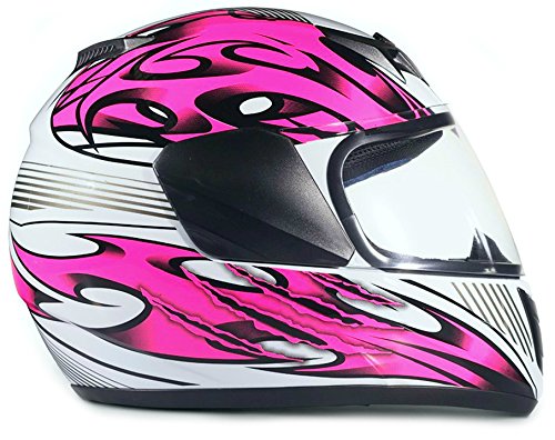 Typhoon Youth Kids Full Face Snowmobile Helmet - DOT Certified with Dual Lens for Boys & Girls - Perfect for Snow Sports, ATV Riding, and Winter Outdoor Adventures