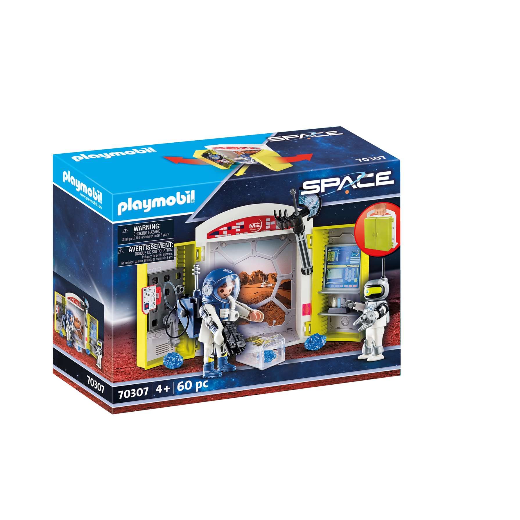 Playmobil Mars Mission Space Adventure Playset - STEM Educational Toy for Kids - Astronaut & Rover Figures - Perfect for Space Exploration Pretend Play & Learning