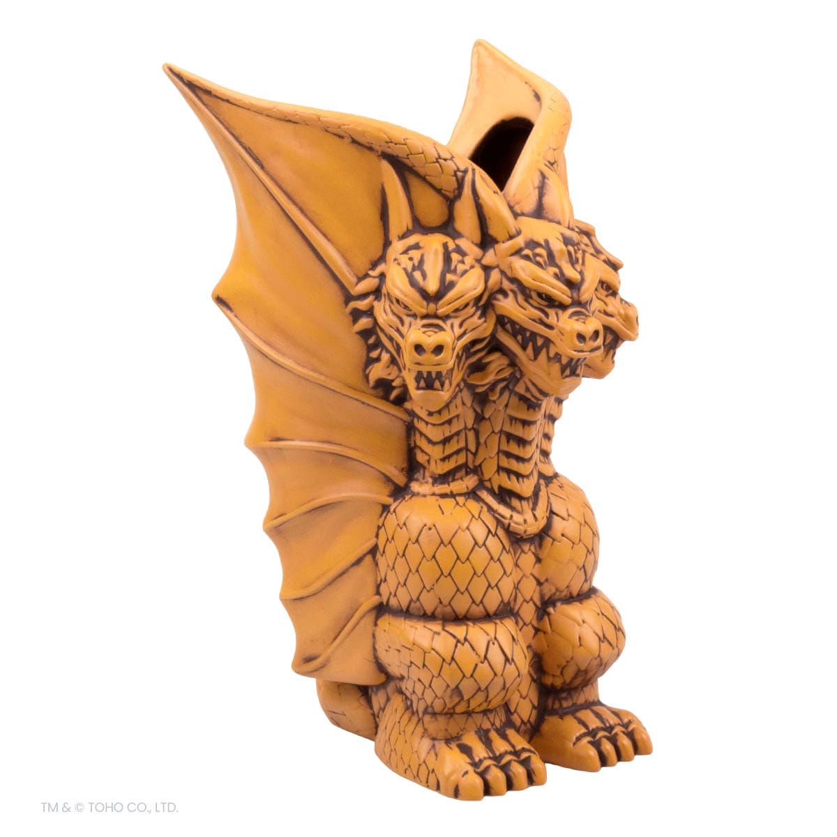 King Ghidorah Tiki Mug - Collectible Godzilla Monster Ceramic Cup for Tropical Cocktails & Home Bar Decor - Perfect for Themed Parties, Anime Fans & Kaiju Lovers