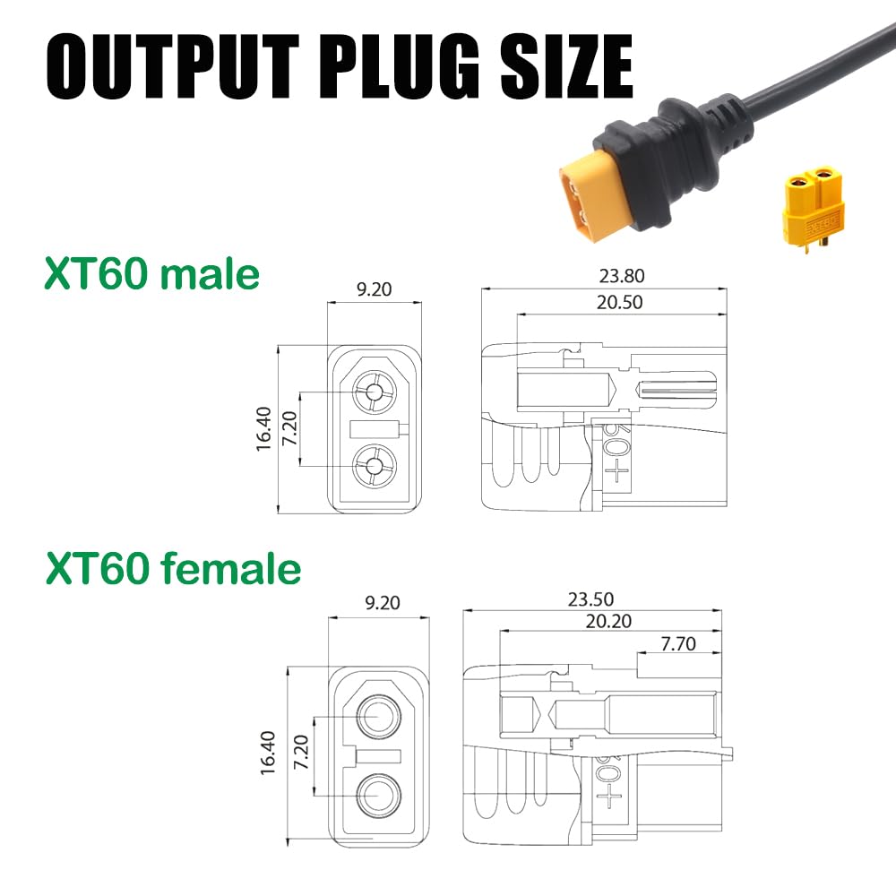 50.4V 10A Fast Charger with Cooling Fan - Silver Aluminum Case for 12S 44.4V Lithium Battery Pack - XT60 Male Connector - Perfect for Ebikes, Scooters, and Power Tools Charging
