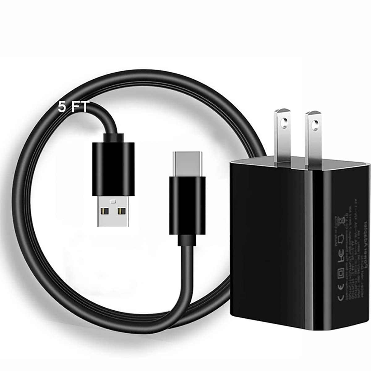 6Ft USB-C Wall Charger Cable for Jitterbug Lively Smart 3rd Gen & Flip 2nd Gen | Fast Charging USB Type C Cord | Perfect for Home, Office & Travel Charging Needs