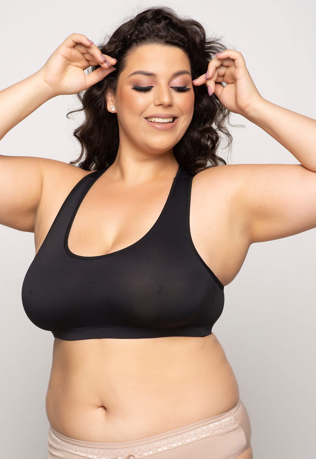 Vicbela Women's Bralettes - Reinforced Top, Wide Strap, Microfiber Underwire Bras - Plus Size Lingerie for Everyday Comfort & Support | Perfect for Work, Yoga & Lounge Wear