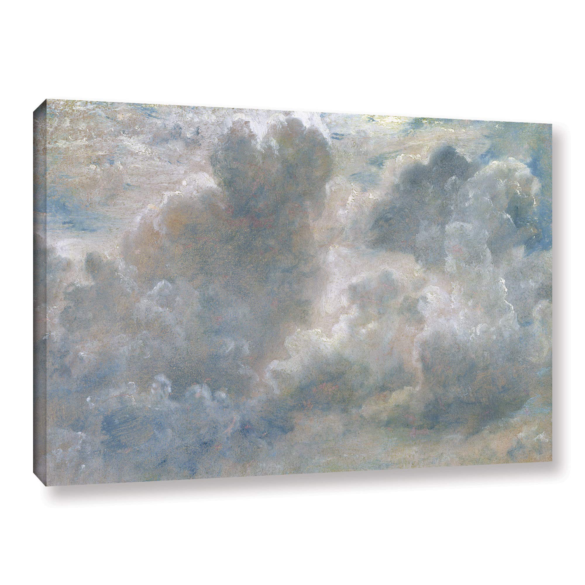 ArtWall John Constable's Study of Cumulus Clouds Gallery Wrapped Canvas Print 16x24 - Perfect for Living Room, Bedroom & Office Wall Decor