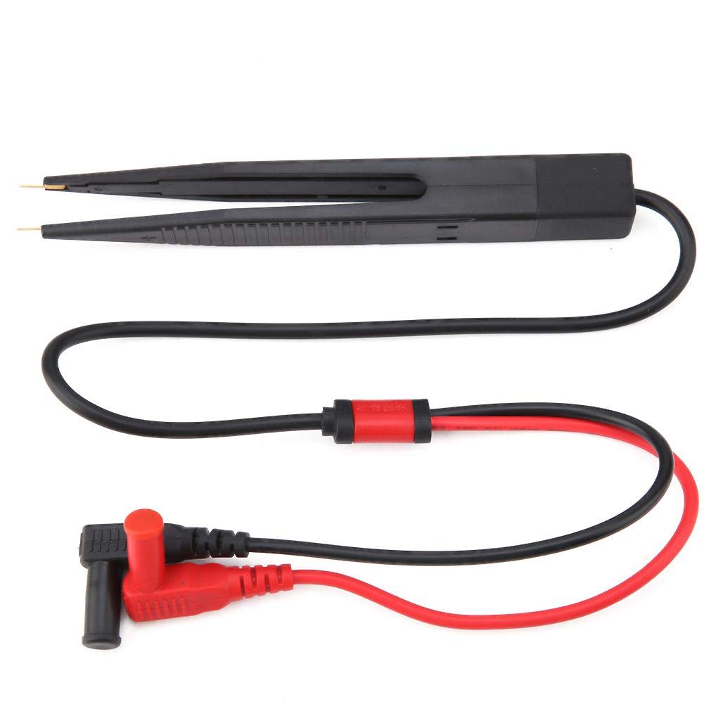 Digital Multimeter Test Leads with Alligator Clips - SMD Component Tester for Capacitors, Resistors, Diodes - Perfect for Electronics Repair, DIY Projects & Circuit Testing