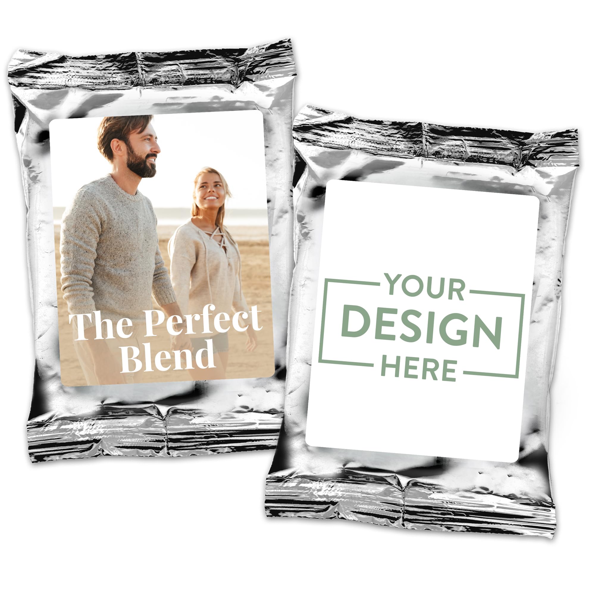 Personalized Coffee Bags - Custom Wedding Favors, Bridal Shower & Baby Shower Gifts (Set of 24) - Perfect for Special Events & Celebrations