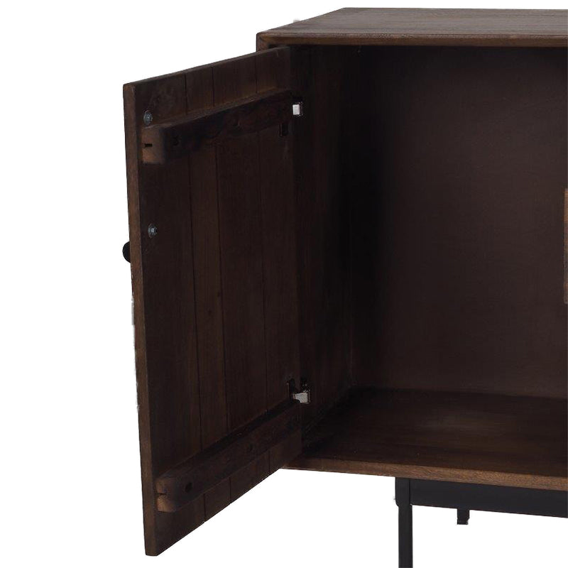 SERINA 170cm Solid Mango Wood Sideboard Buffet Cabinet - Perfect for Dining Room Storage, Kitchen Organization & Living Room Decor
