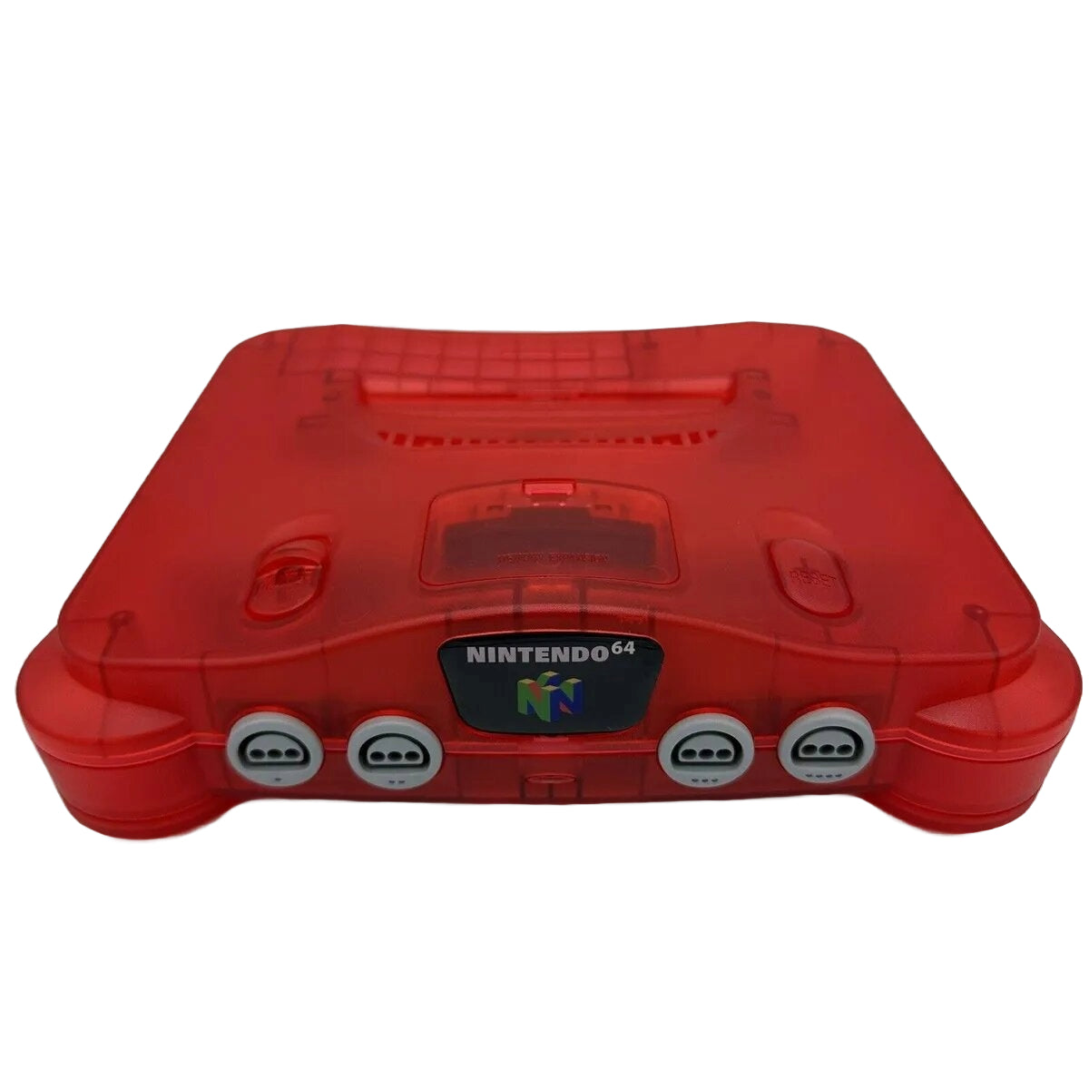 Original Nintendo 64 Console - Watermelon Red Edition - Retro Gaming System for Classic N64 Games | Perfect for Collectors & Nostalgic Gamers | Living Room, Game Room, or Man Cave Decor