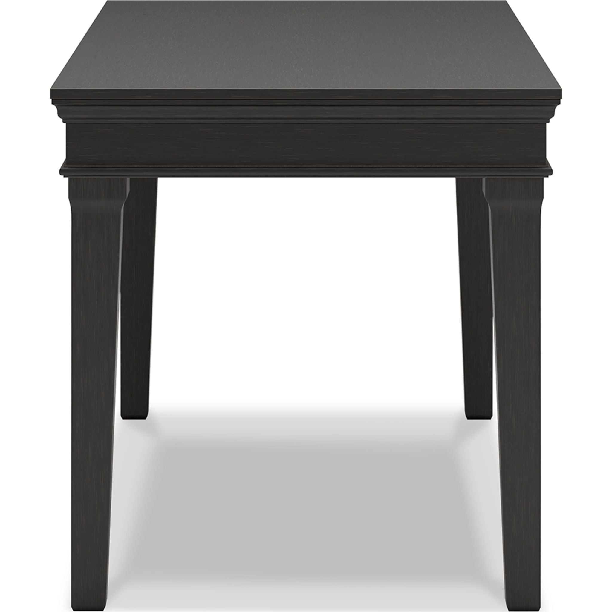 Beckincreek Black Office Desk - Modern Writing Desk for Home & Office Workspace, Study, and Small Spaces