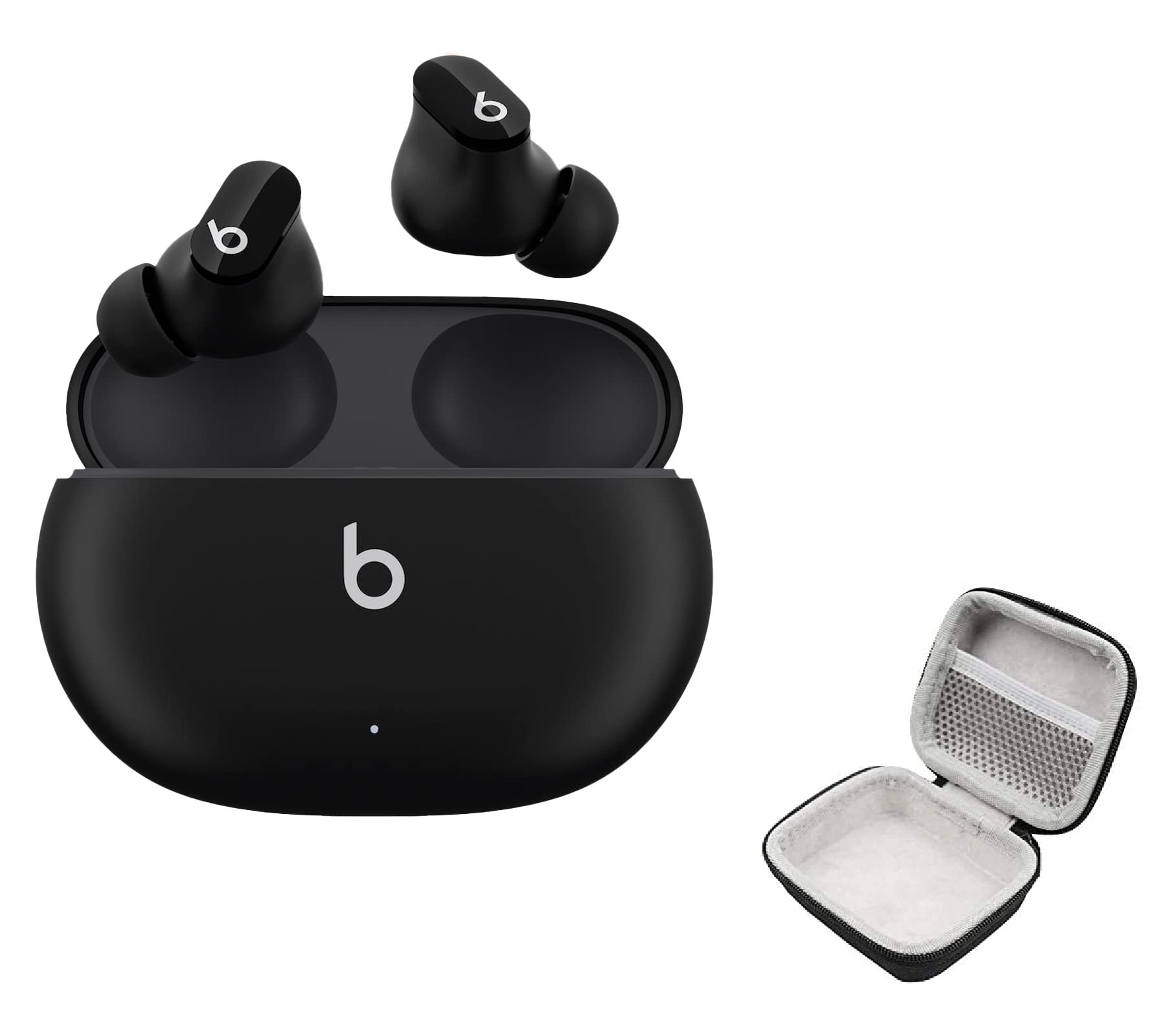 Beats by Dre Studio Buds - True Wireless Bluetooth Earbuds with Active Noise Cancelling (ANC), Sweatproof, Built-in Mic - Includes Charging Case (Black) | Perfect for Workouts, Commuting & Travel