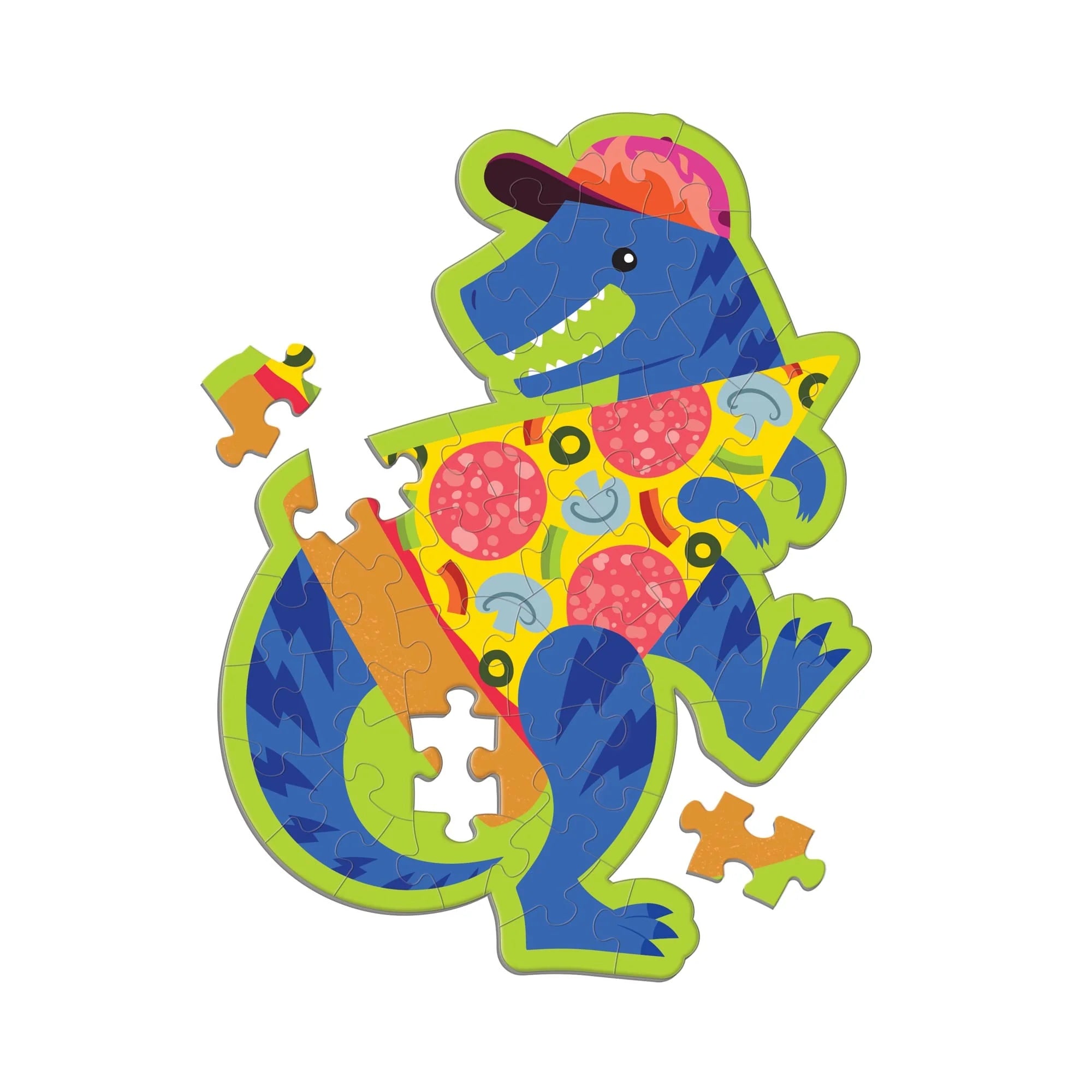 Pizzasaurus 48 Piece Dinosaur Pizza Cutter Set - Fun Kitchen Gadgets for Kids, Dino Lovers & Pizza Parties | Perfect for Birthday Gifts, Family Cooking & Themed Events