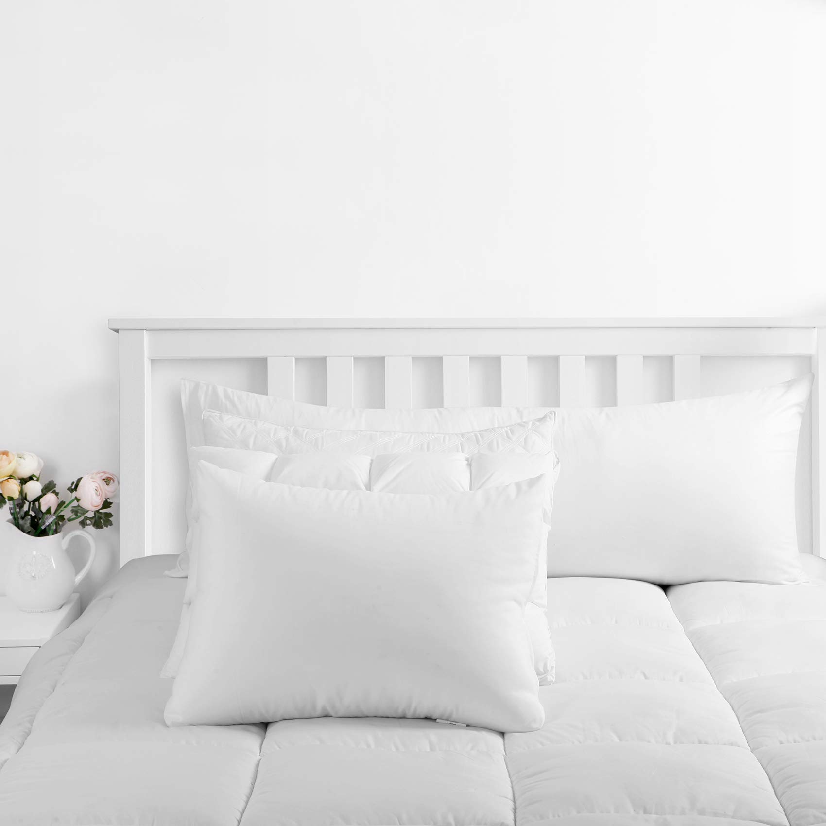 Oubonun Full Body Pillow for Sleeping - Adjustable Firm & Fluffy Adult Body Pillow - Long Large Bed Pillow 21x54 Inches - Perfect for Side Sleepers, Pregnancy Support & Back Pain Relief