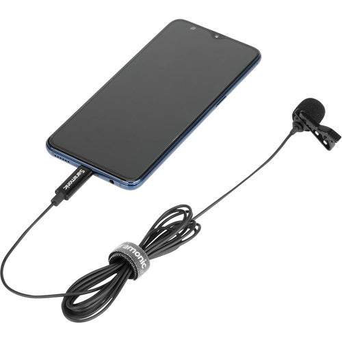 Saramonic LavMicro U3A Omnidirectional Lavalier Microphone with USB Type C - 6.5ft Cable for Android Smartphones - Perfect for Vlogging, Interviews & Podcasting
