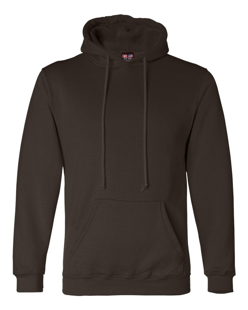 Bayside 960 - Premium USA-Made Hooded Sweatshirt in Chocolate Brown | Cozy Pullover for Men & Women | Perfect for Casual Wear, Outdoor Activities & Layering in Cold Weather