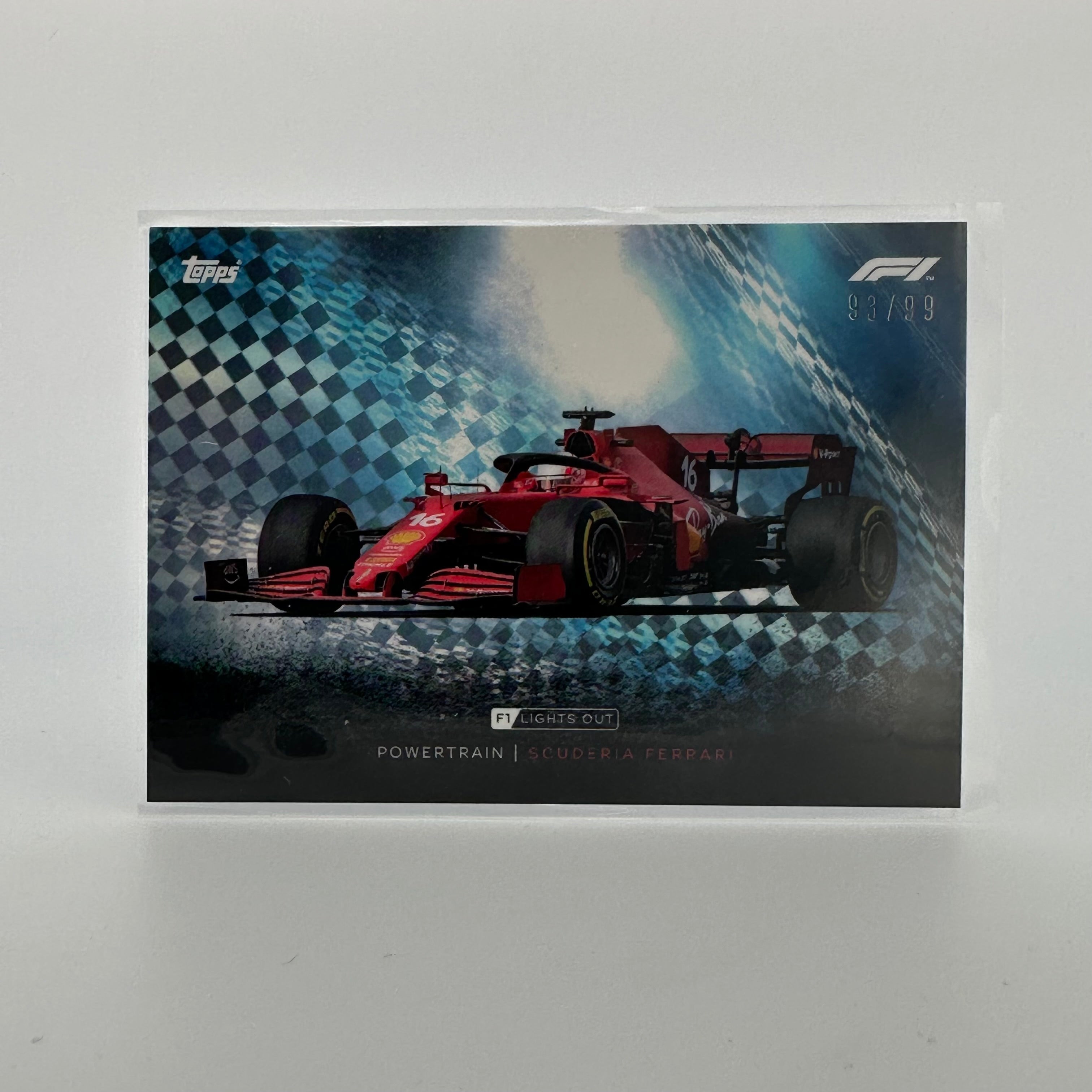 Scuderia Ferrari 93/99 Powertrain Blue Parallel - Limited Edition Collectible F1 Racing Memorabilia for Fans and Enthusiasts | Perfect for Display, Gifts, and Racing Decor