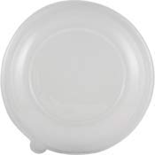 World Centric 100% Corn Clear Ingeo PLA Lids for 36oz Shallow Fiber Bowls - Eco-Friendly Compostable Food Container Lids (Case of 300) - Perfect for Restaurants, Cafes & Catering Events