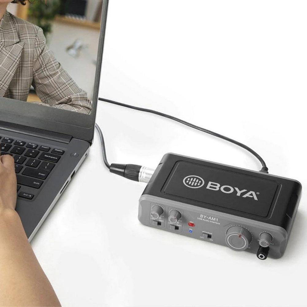 BOYA BY AM1 Dual Channel Audio Mixer - Professional Portable Sound Mixer for Podcasting, Streaming & Live Performances - Perfect for YouTube, Twitch & Home Studios