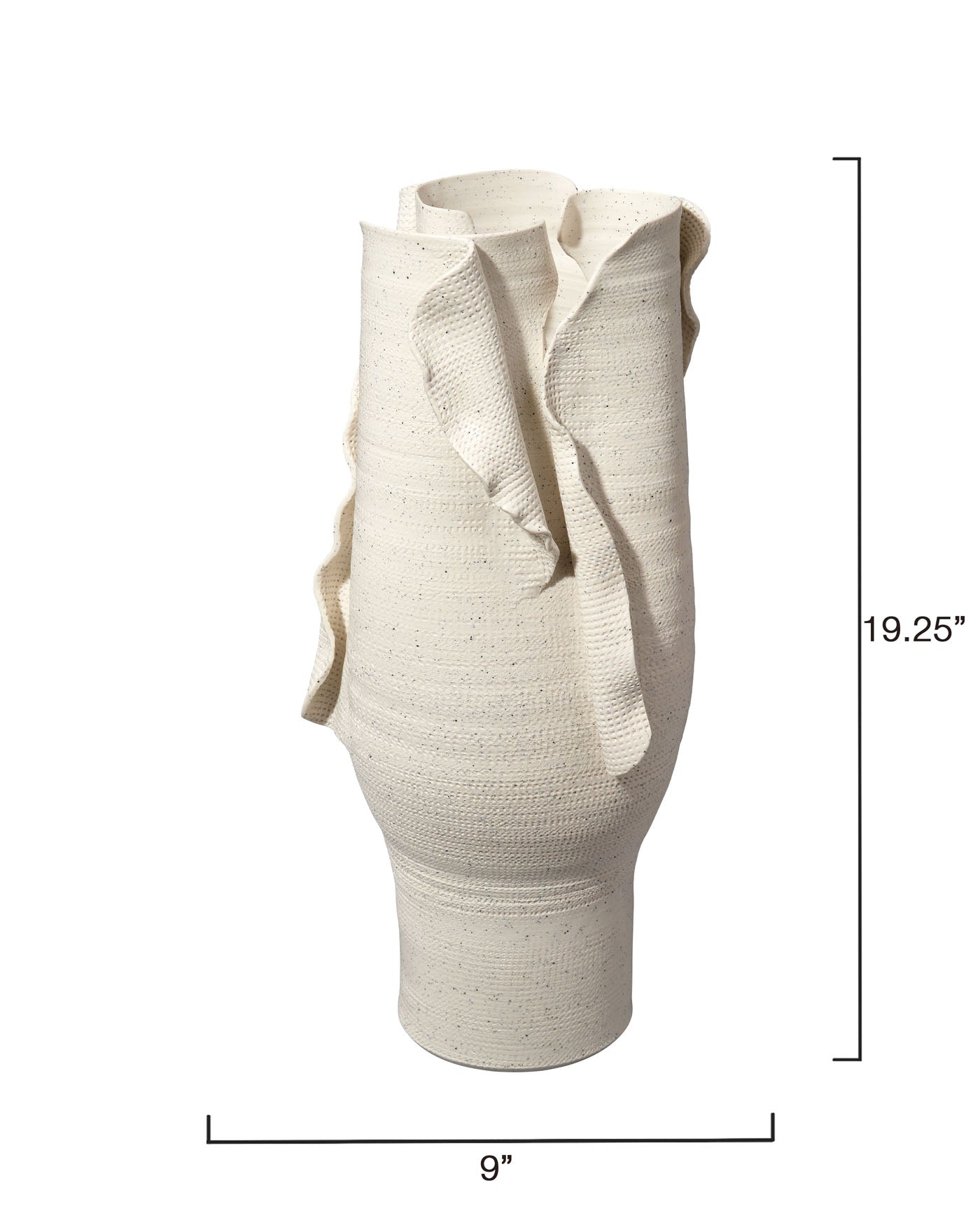 Tall Severed Vase - Elegant Home Decor for Living Room, Dining Table & Wedding Centerpieces