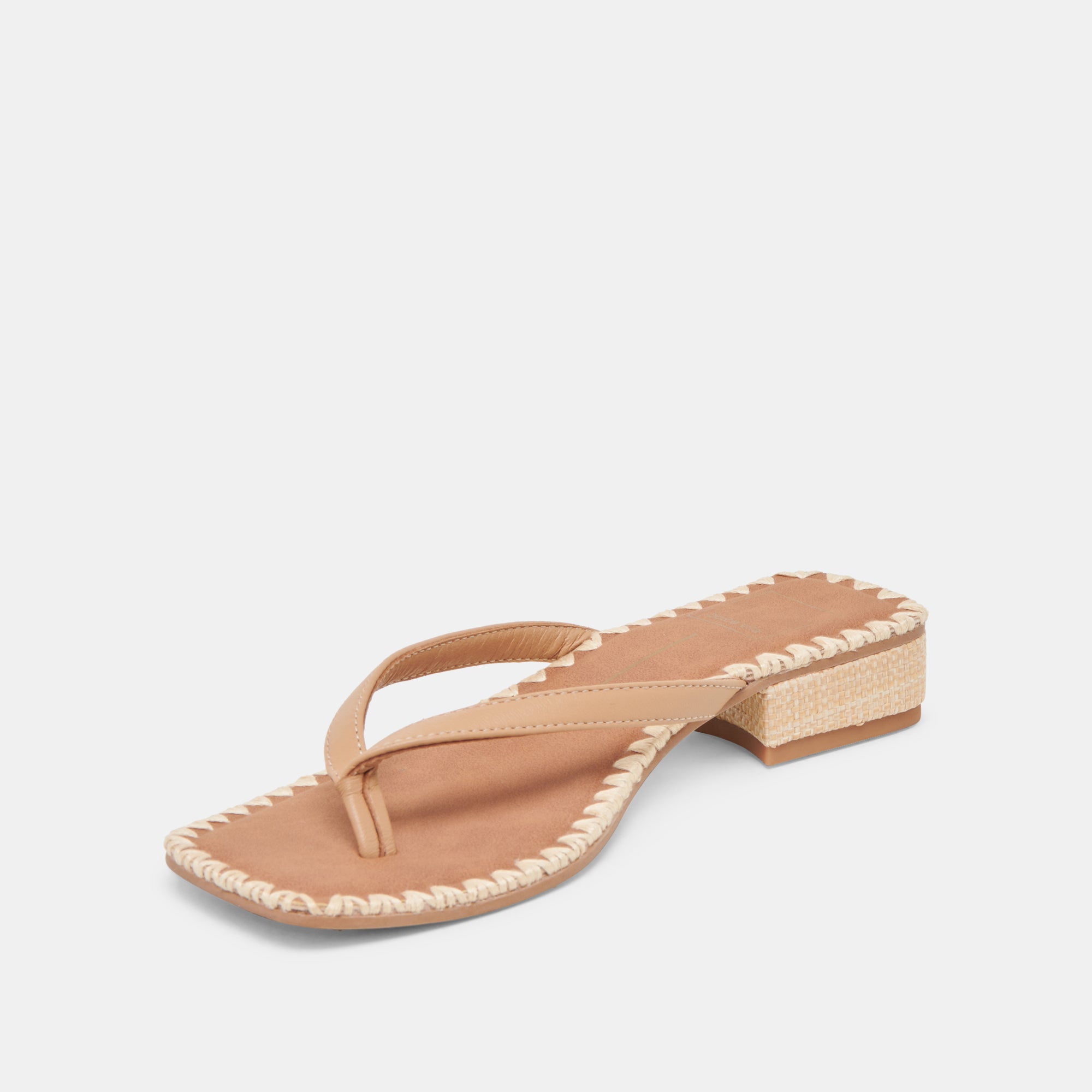 BARTY Women's Light Tan Leather Sandals - Comfortable Casual Slip-On Sandals for Walking, Beach, and Summer Outfits