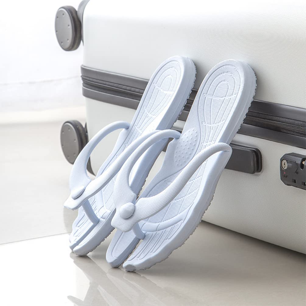 1 Pair Lightweight Beach Slippers for Women & Men - Summer Outdoor Sandals, Fashion Flip-Flops for Beach, Pool, Vacation & Casual Wear - Cool Comfortable Footwear