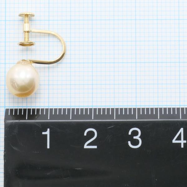 18K Yellow Gold Pearl Earrings for Women - Classic Elegant Dangle Earrings with Freshwater Pearls - Perfect for Weddings, Parties & Special Occasions
