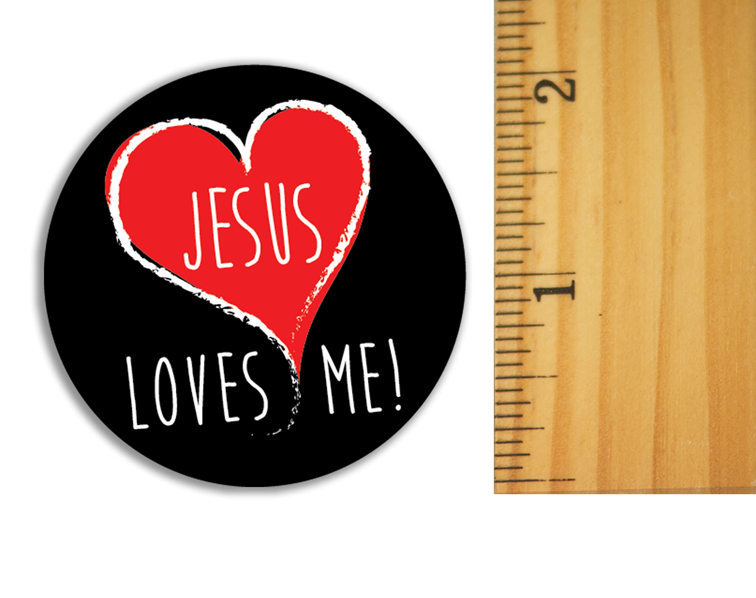 250 Jesus Loves Me Stickers - Bible Journaling & Faith Decals for Water Bottles, Scrapbooks, Planners - Christian Religious Crafts & DIY Decor - Perfect for Sunday School, Bible Study & Gift Giving