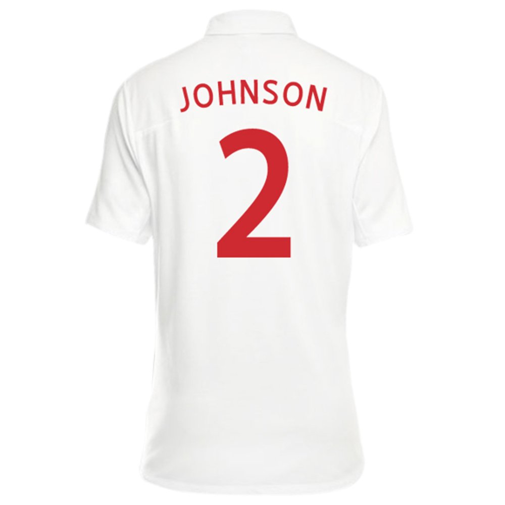 Umbro JOHNSON #2 England Women's Home Soccer Jersey - Official Football Shirt for Fans & Players - Perfect for Matches, Training & Game Day Outfits