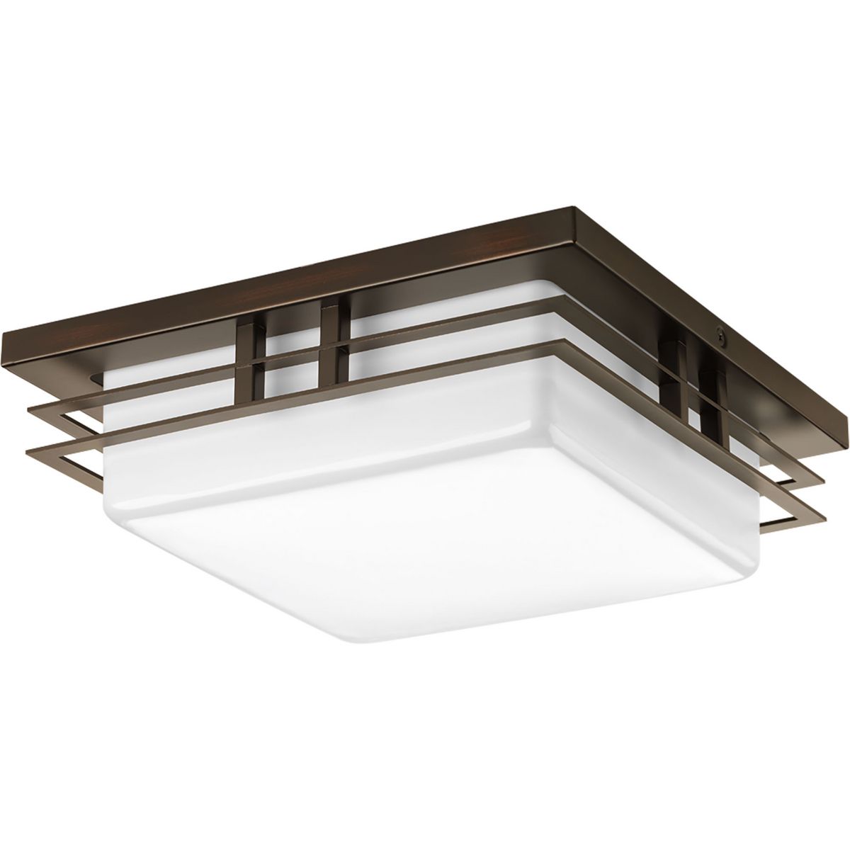 Helm Collection One Light 11 LED Flush Mount Ceiling Light Fixture - Modern Energy Saving Lighting for Bedroom, Kitchen, Hallway & Office