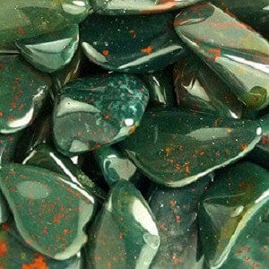 Natural Bloodstone Tumbled Pocket Stone - Healing Crystal for Stress Relief, Meditation & Energy Balance | Perfect for Reiki, Chakra Healing & Spiritual Gifts