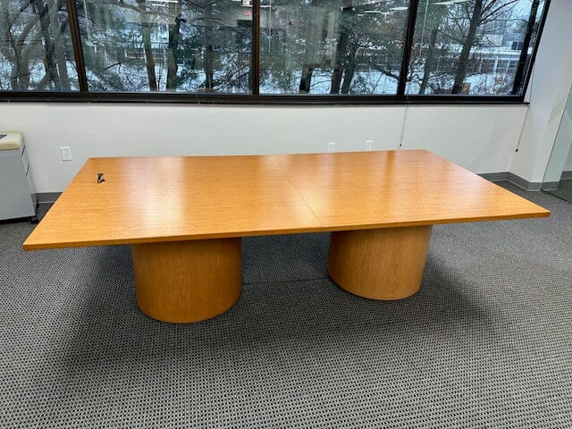 8 Ft Used Conference Table - Durable Office Furniture for Meetings & Presentations | Perfect for Boardrooms, Training Rooms & Office Spaces