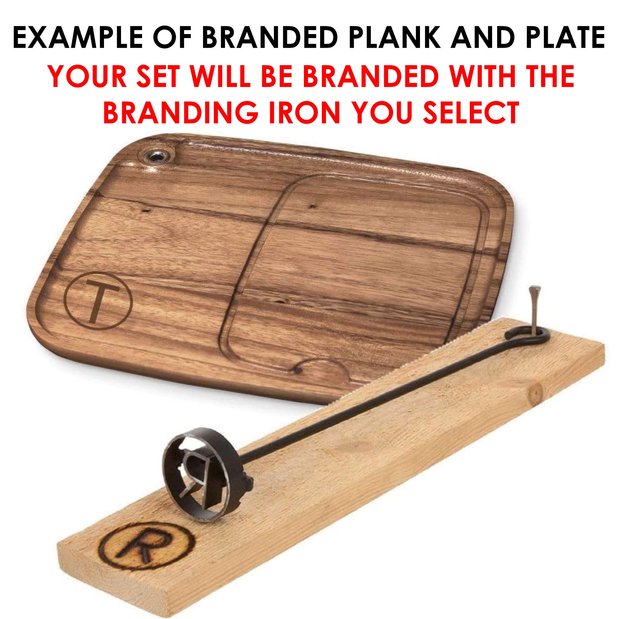 BBQ Branding Iron with Letter T - Custom Steak, Buns, Wood & Leather Branding Tool for Grilling & DIY Projects | Perfect for BBQ Parties, Woodworking & Leather Crafting