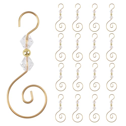 Gold & transparent beads