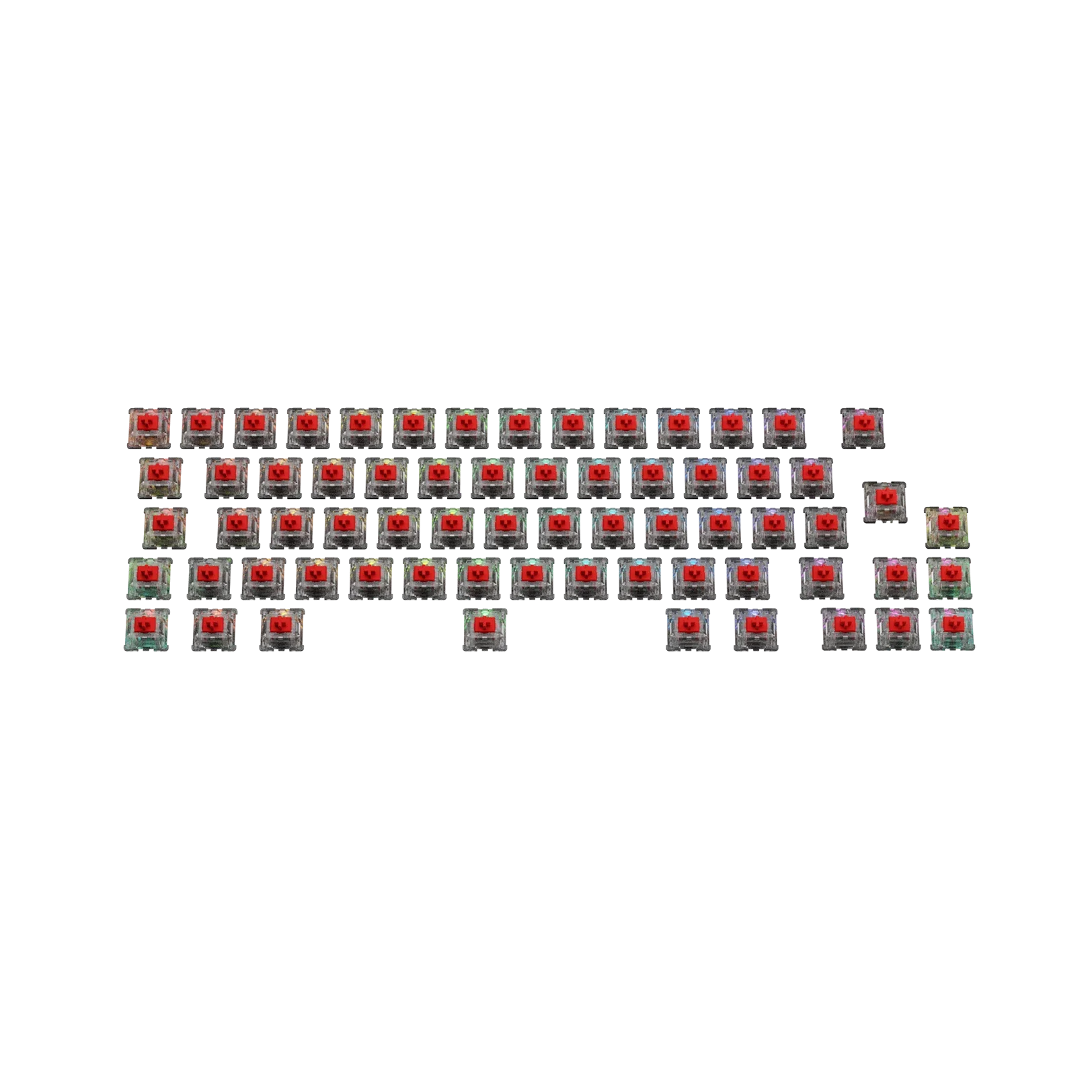 Glorious Fox Standard MX 65 ISO Mechanical Keyboard Switches - Perfect for Gaming, Typing & Custom Keyboard Builds