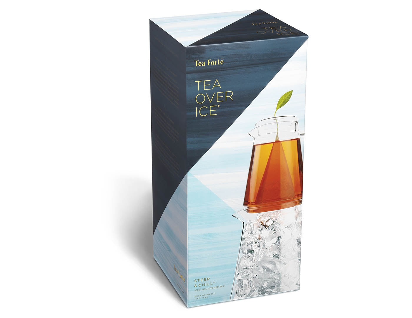 Premium Glass Iced Tea Pitcher Set with 10 Tea Sampler - Perfect for Summer BBQs, Picnics & Outdoor Entertaining