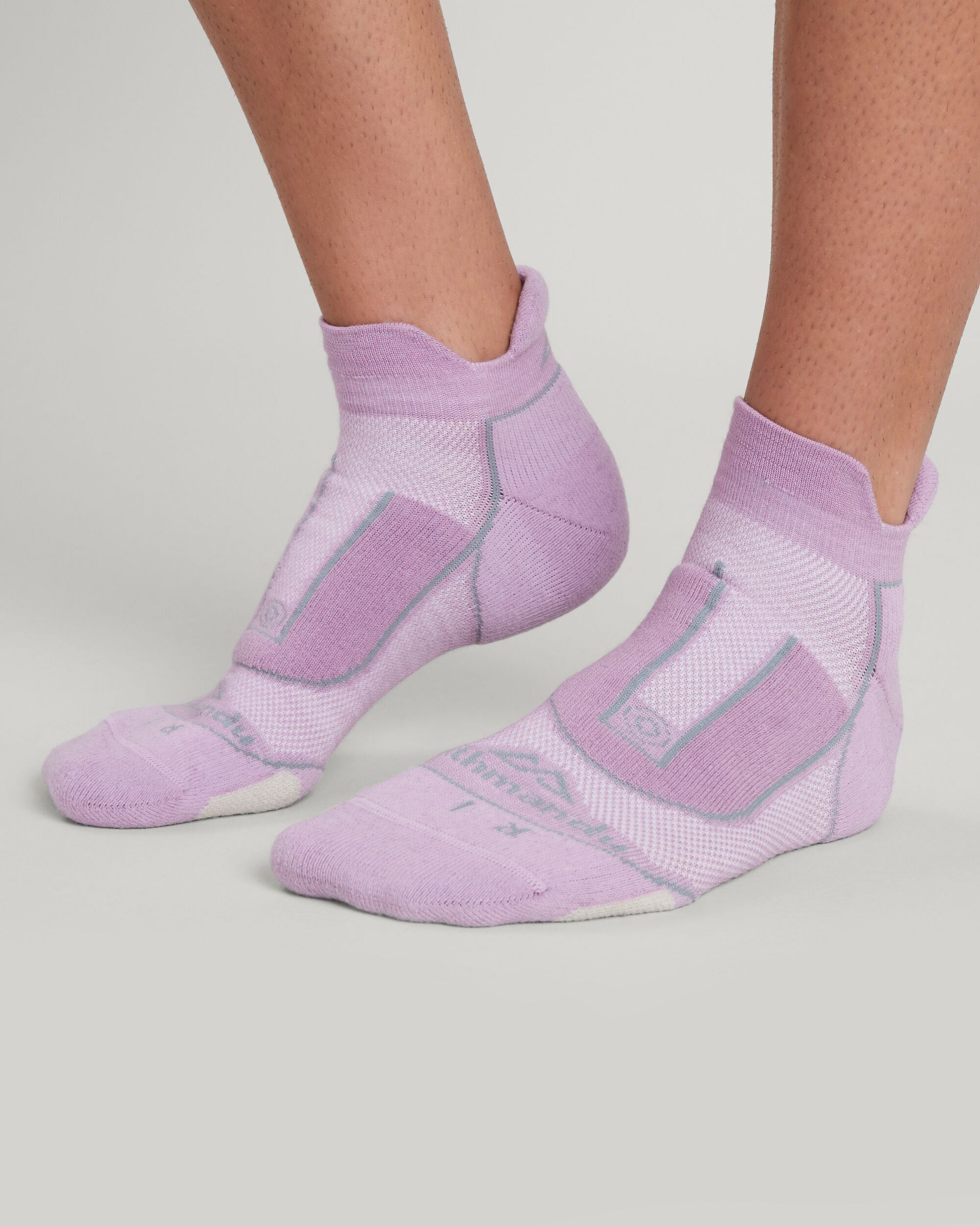 NuYarn Ergonomic Trail Socks for Hiking & Outdoor Adventures - Lupin Field Design - Breathable & Cushioned for All-Day Comfort - Perfect for Backpacking, Camping & Mountain Climbing