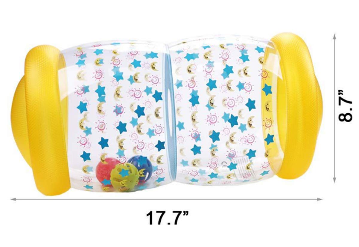 Interactive Baby Crawling Toy - Sensory & Motor Skills Development for Infants - Hearing & Touch Stimulation - Muscle & Coordination Exercise (Yellow) - Perfect for Playtime & Early Learning Activities