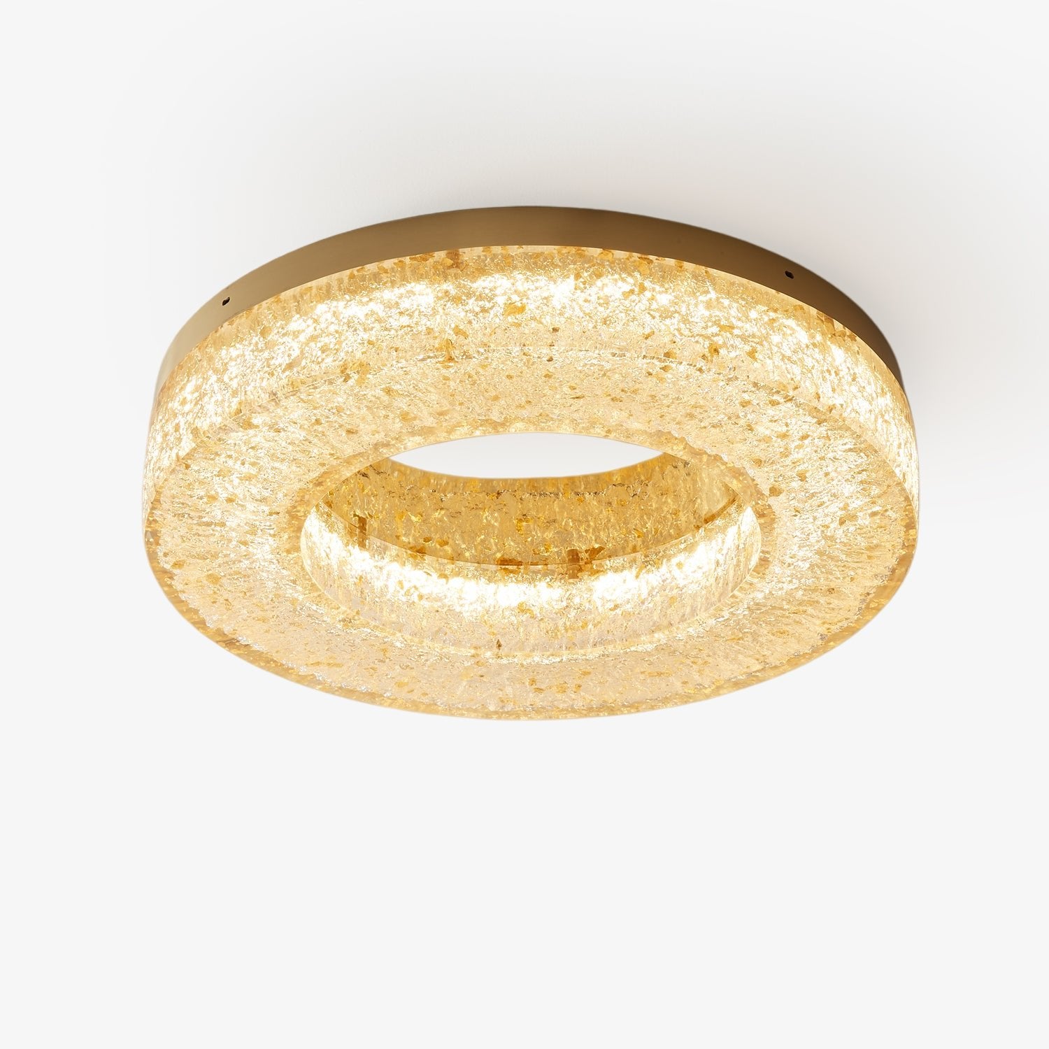 Modern Ice Crack Circle Ceiling Lamp - Stylish LED Chandelier for Living Room, Bedroom & Dining Room - Perfect for Home Decor & Ambient Lighting