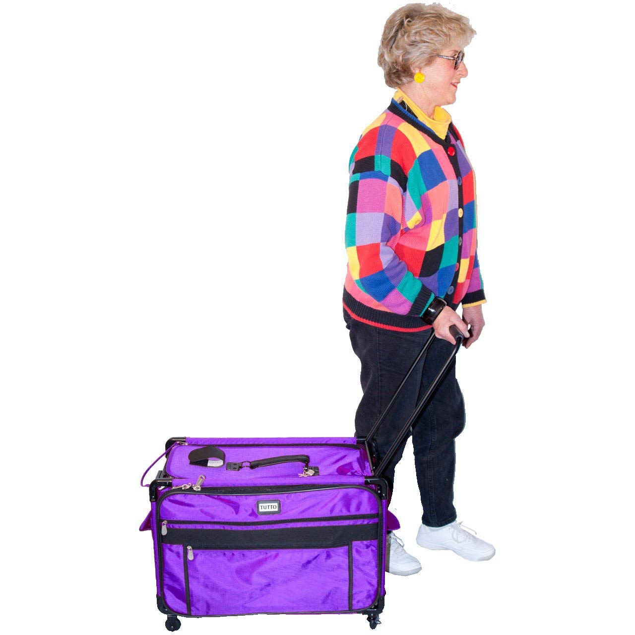 Tutto Machine On Wheels - Portable and Versatile Multi-Purpose Cart for Home, Office, and Warehouse Use