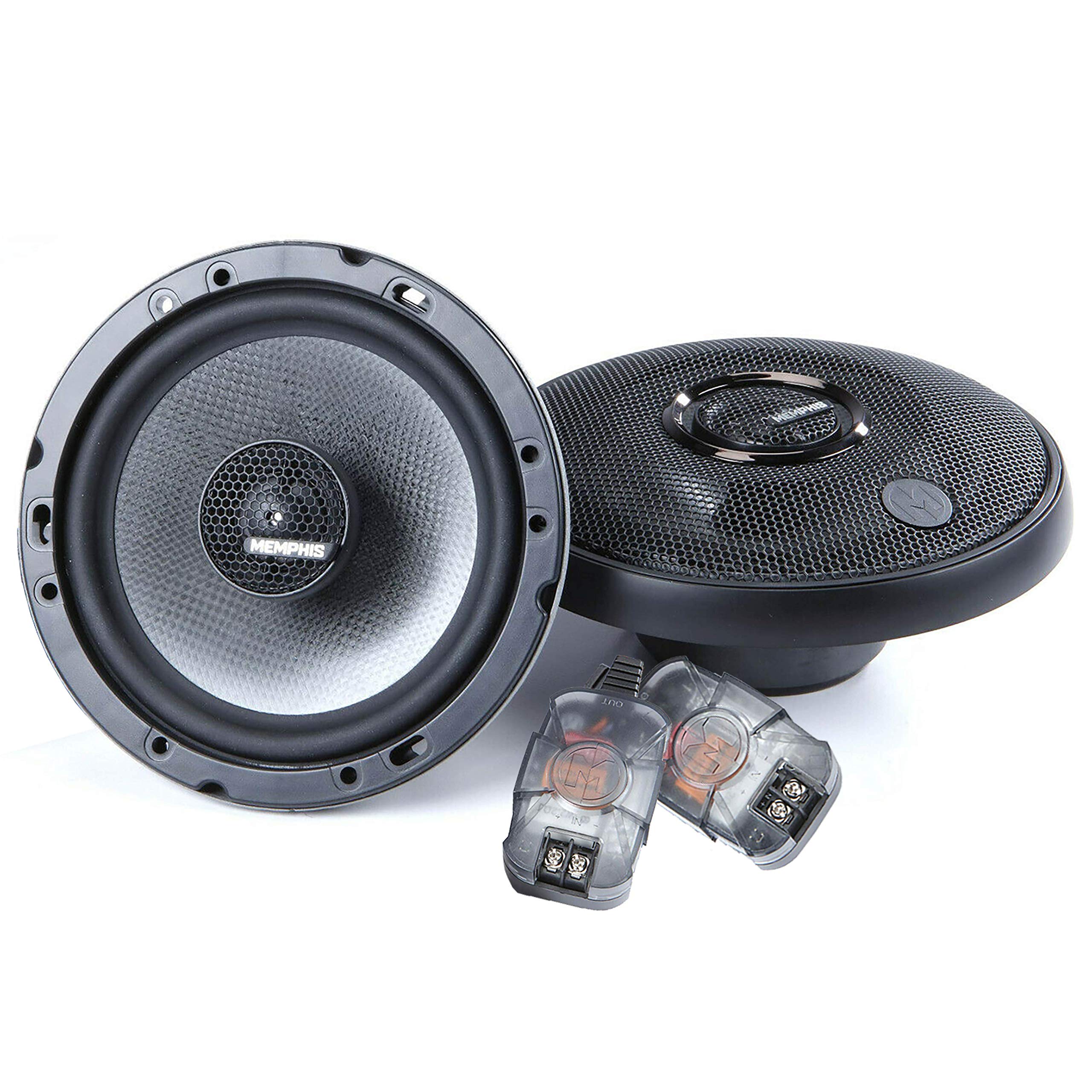 Memphis Audio MS62 MSeries 6.5-Inch 2-Way Convertible Car Speakers - Premium Sound for Vehicles, Trucks & SUVs | Perfect for Upgrading Factory Audio Systems