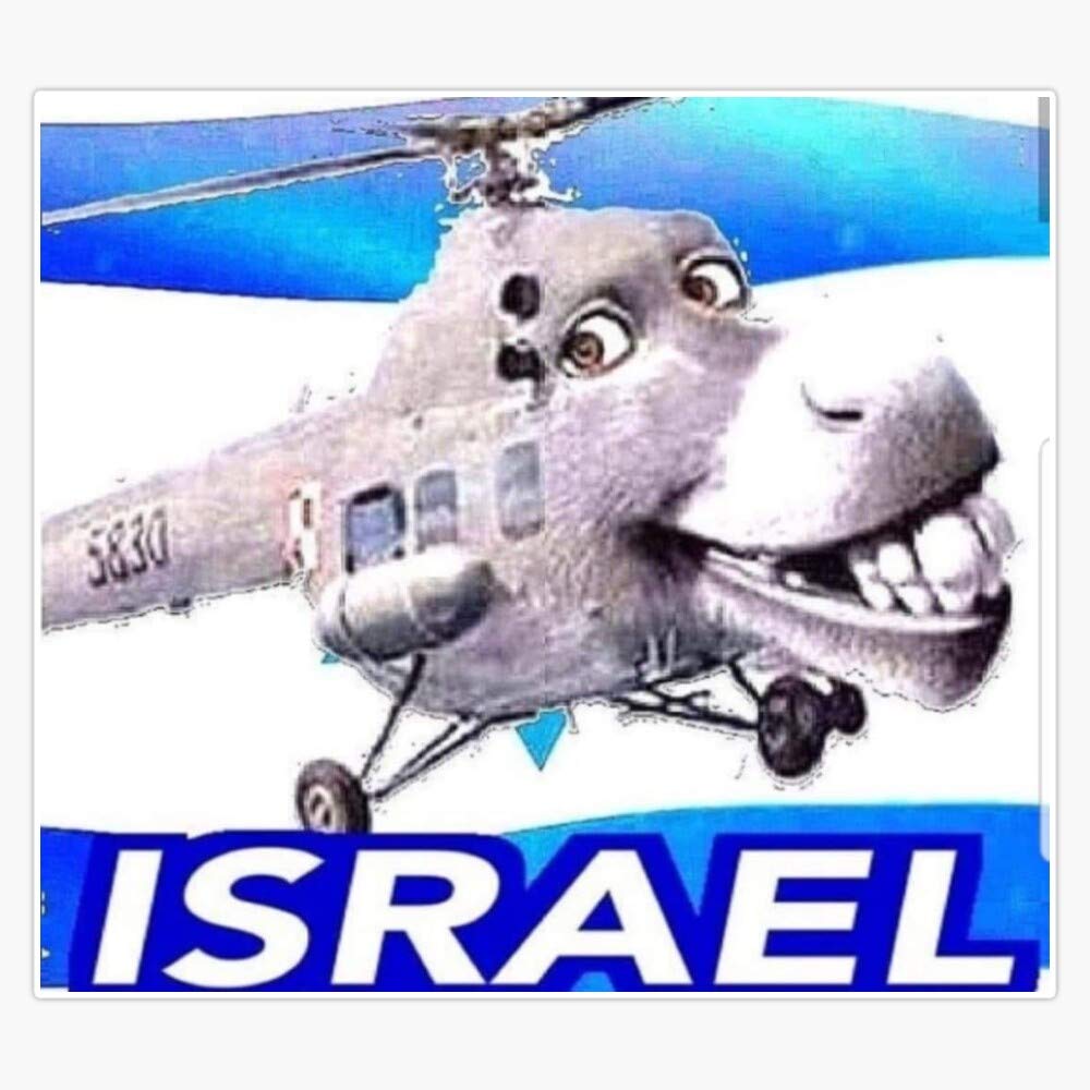 Israel Dank Meme Shirt Sticker - 5