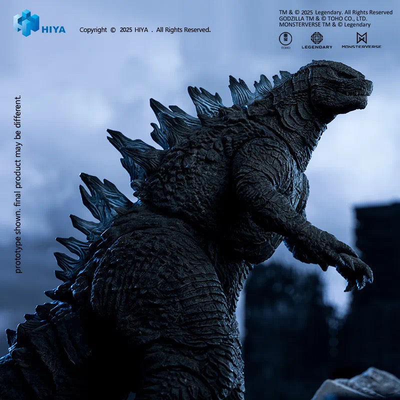 HIYA 7-inch 18cm Godzilla 2014 Translucent Version Action Figure - Exquisite Collectible for Movie Fans & Display