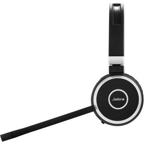 Evolve 65 Stereo Professional Wireless Headset with Dual Connectivity - Bluetooth & USB for Microsoft Teams, Skype | Noise Cancelling Mic for Office, Remote Work & Video Conferencing