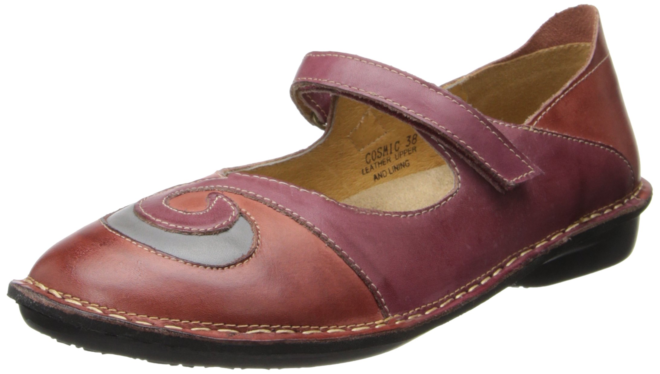 Spring Step Women's Cosmic Mary Jane Flat Shoes - Comfortable & Stylish Casual Slip-Ons for Work, Office & Everyday Wear